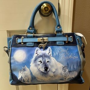 Wild of the wilderness purse by Bradford exchange